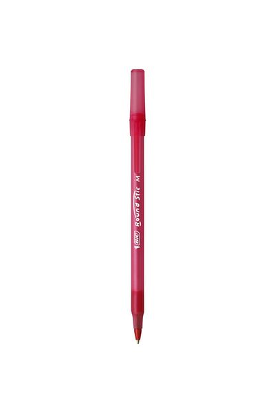 Bic Round Stic Ballpoint Pen Red