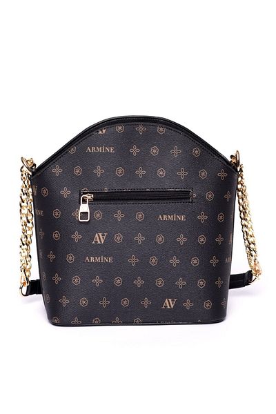 Armine Women's Printed Black Sling Bag - 102