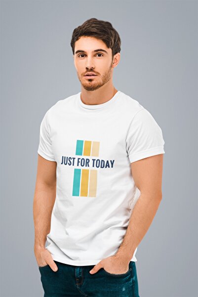 ErTaPassage Alb Astăzi cu imprimeu Bărbați tricou - T8574295
