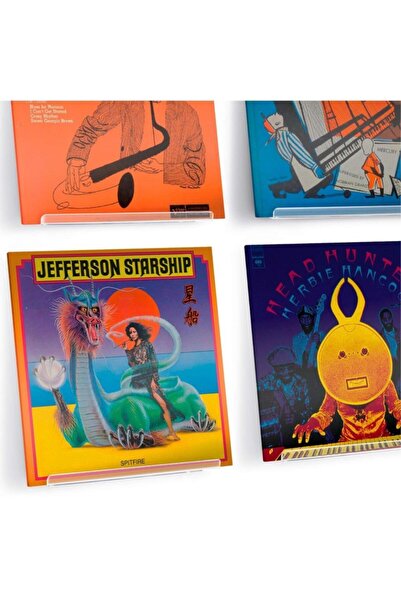 Gereksiz Şeyler Plak Rafı Plak Duvar Rafı Plak Sergileme Standı Dergilik Kita...