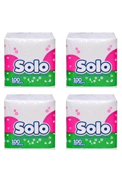 Solo 4 Pack Super Napkins - 100pcs
