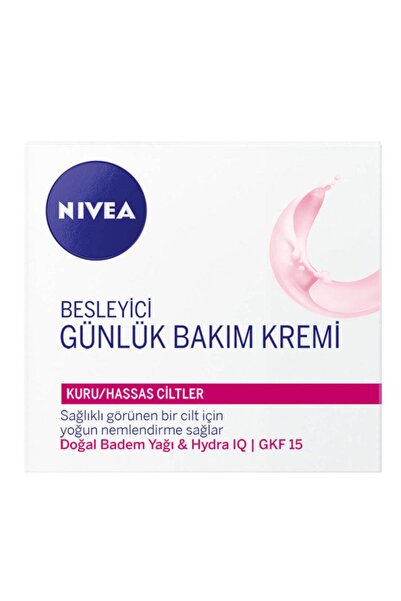 NIVEA Günlük Nemlendirici Yüz Kremi Kuru/hassas Ciltler Için 50 ml