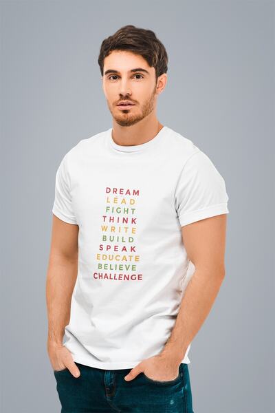 ErTaPassage Ανδρικό μπλουζάκι με στάμπα White History Month - T9470888