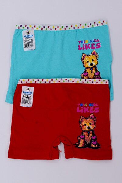 Dondeza Дівчачі боксерські шорти з принтом, з еластаном