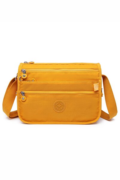 SMART BAGS 1128 Kadın Omuz Çantası Hardal