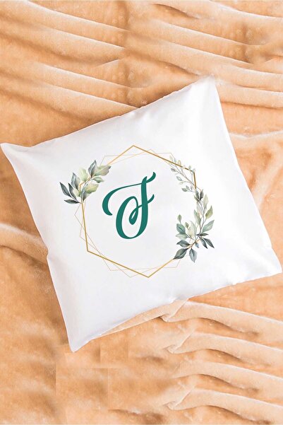 Hedizu Подушка з квітковим візерунком і літерою F