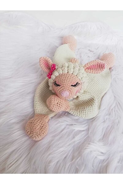 OYUNCAKPARK Uykucu Kuzucuk Müzik Kutulu Amigurumi Organik Oyuncak