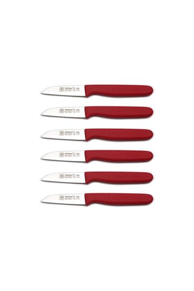 Sürbisa Sürmene Fruit Knife Set of 6 - Red T107 Htcshp 1005813