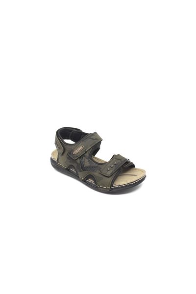 Apella Ανδρικά πέδιλα χακί Velcro