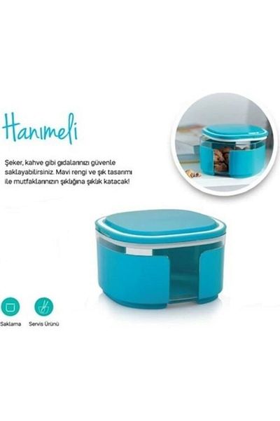 Tupperware 700 Ml. Blue Honeysuckle