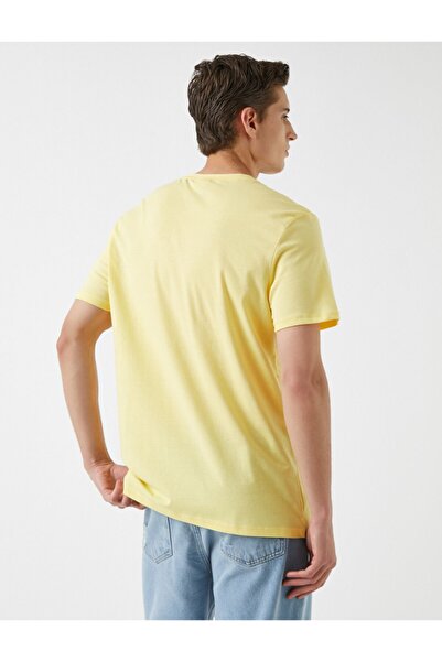 Koton Męska koszulka Harvard z licencjonowaną bawełną