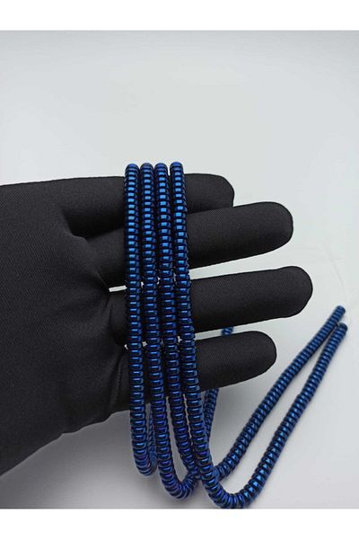 Yüksel Boncuk 6 Mm Disc (flake) Hematite String Natural Stone