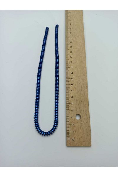 Yüksel Boncuk 6 Mm Disc (flake) Hematite String Natural Stone