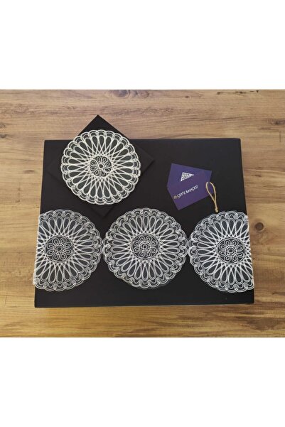 Çeyiz Bahçesi Чорний комплект постільної білизни для двомісного ліжка