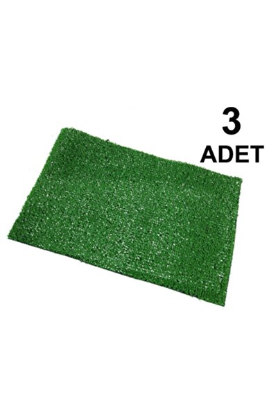 Hobialem 3 Adet, Yapay Çim, A4 Boyutunda, Maket, Dekoratif, Çim Tabakası, Yapay Çim Halı