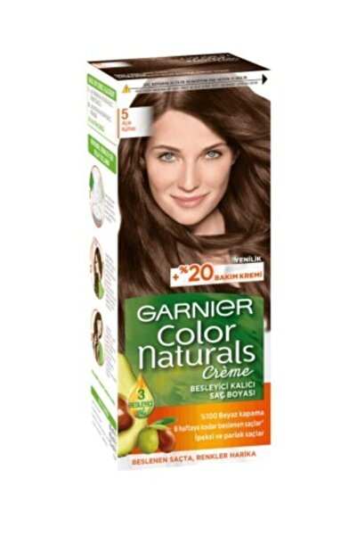 Garnier Color Naturals Saç Boyası 5 Açık Kahve