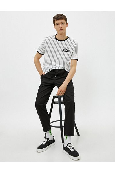 Koton Chino-Hose aus Baumwolle