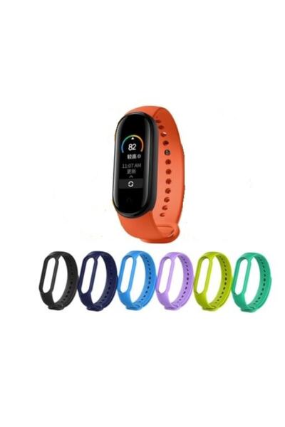 gaman مجموعة من 7 قطع من سلك السيليكون المتوافق مع Xiaomi Mi Band 5 و6