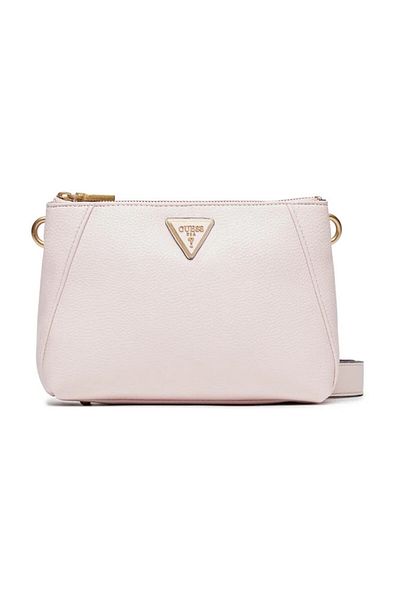 Guess Dámská taška na zip s logem na zip detailně růžová přes rameno HWBA91 96130-LTR