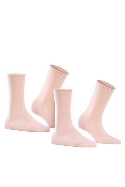 FALKE Damen Socken, 4er Pack - Happy, Kurzsocken, Rollbündchen