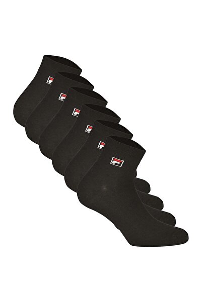 FILA Quarter Socken Unisex, 6 Paar - Kurzsocken, Sport, Logo-Bund, uni, 35-46