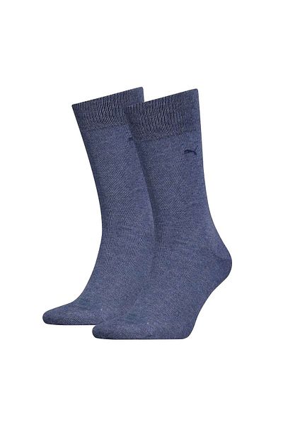 Puma Herren Socken 2er-Pack – klassisches Kurzlogo Einfarbig
