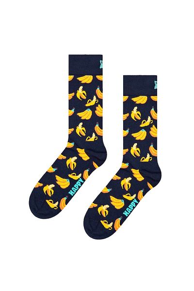 Happy Socks Packung mit 3 Unisex-Socken – Classic, Muster, Baumwollmischung, Gemischte Farben