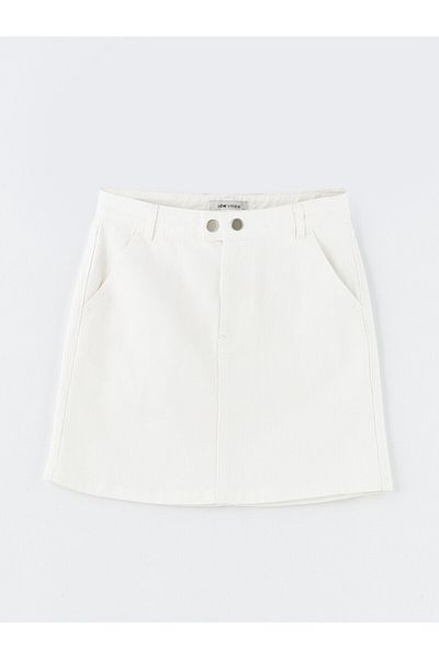 LC Waikiki Fustă Jeans de damă cu ajustare standard