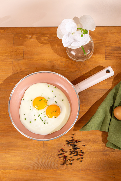 Emsan Swiss Crystal Pink Pan 22 cm