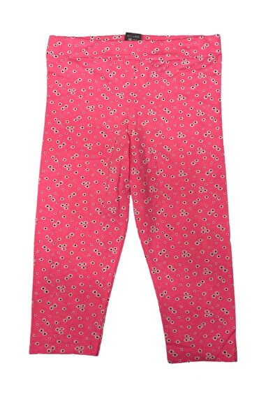 babixkids Κοριτσίστικο καλσόν Capri με φλοράλ σχέδιο