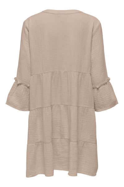 ONLY Mini rochie Onlthyra cu decolteu în V - Bumbac organic, ROCHIE Regular Fit 15267999