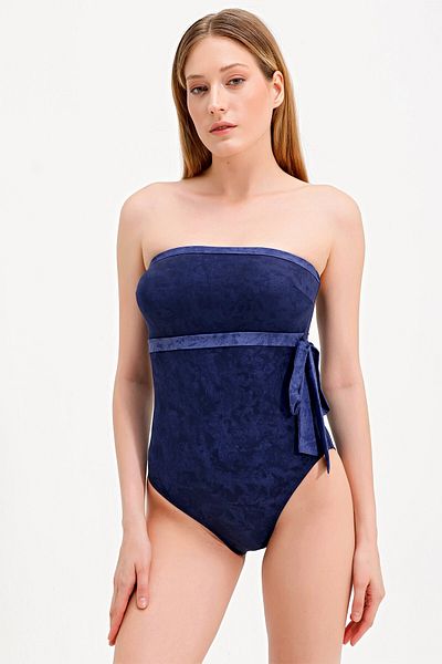 ZEKİ Strapless Swimsuit
