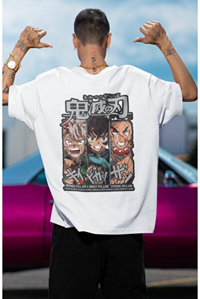 Fuddy Moda Demon Slayer Pillars Unisex Oversize T-shirt - Футболка з принтом ...