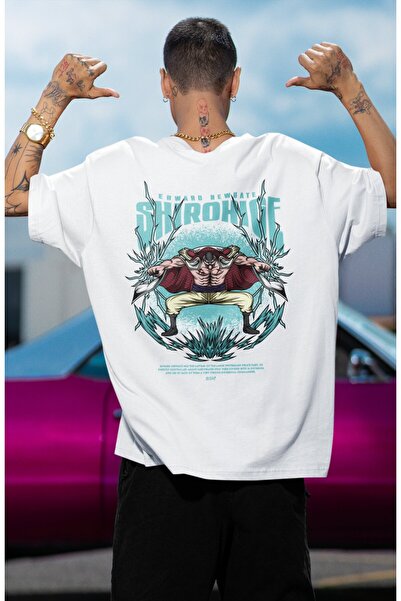 Fuddy Moda One Piece Edward Newgate Anime Printed Unisex Oversize T-shirt