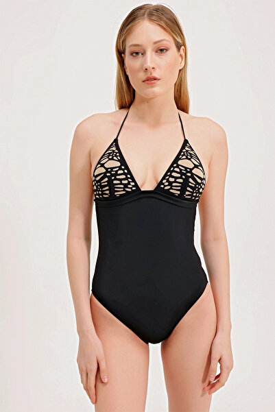 ZEKİ LAZER KESİM KAPLI MAYO