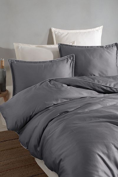 Macas Home Σετ Παπλωματοθήκη Διπλό Griseo Cotton Satin - Παπλωματοθήκη, 200*220