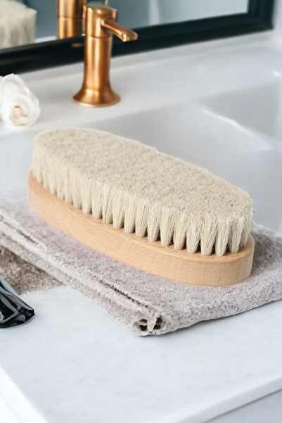 Believe Your Aura %100 Doğal At Kılı Selülit Fırçası