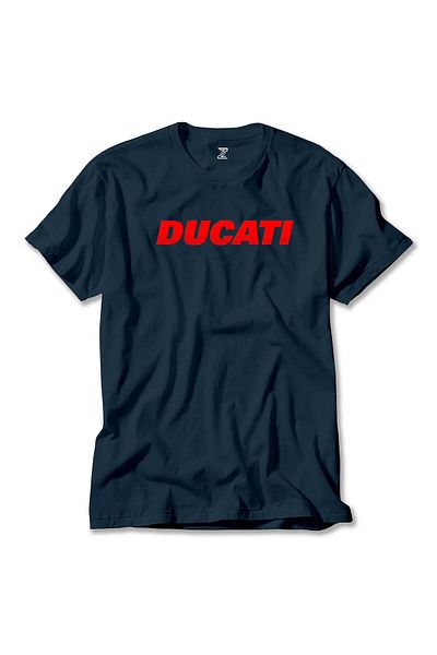 Z zepplin Μπλουζάκι Ducati Red Logo Navy Blue