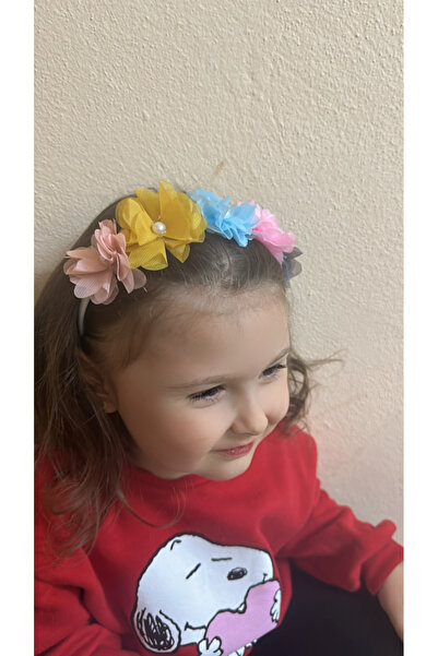 sema aksesuar Εκδήλωση της 19ης Μαΐου Ειδική Πολύχρωμη Λουλουδένια Στέμμα - Σ...