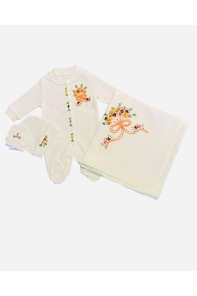 Vero Puka Home VPH Baby Bunch Romper Blanket Set with Rococo 5 Pieces