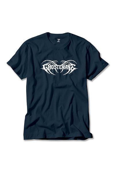Z zepplin Μπλουζάκι Ghostemane Text Navy Blue