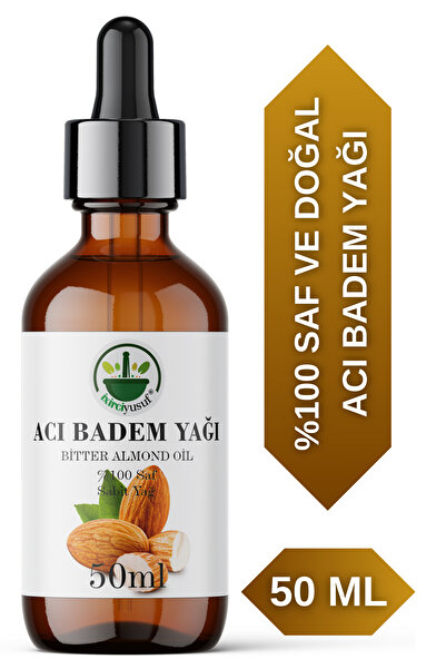 ixirciyusuf Soğuk Sıkım Acı Badem Yağı %100 Saf Ve Doğal (50ML)