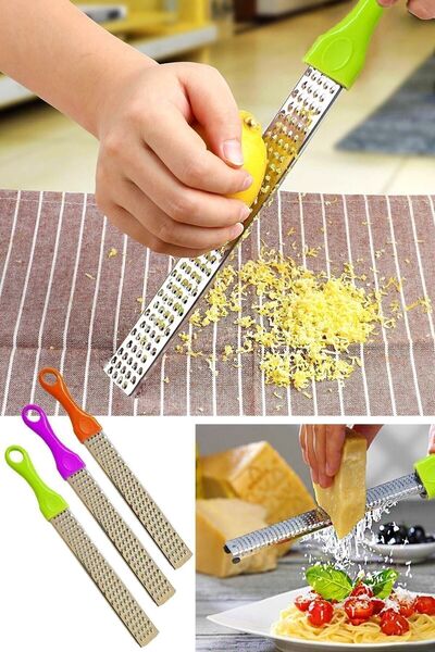 HB LİFE Uzun Limon Peynir Sarımsak Rendesi, Uzun Rende, Pratik Uzun El Rendesi