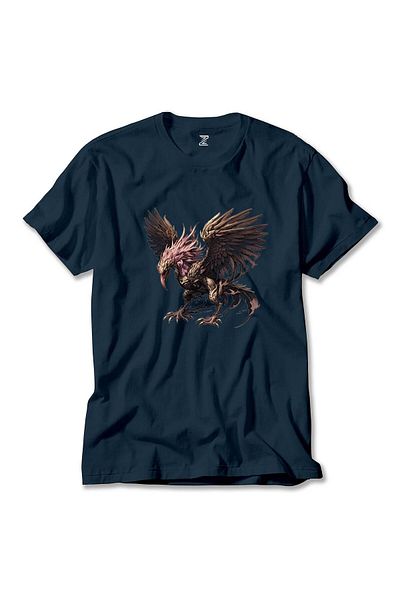 Z zepplin Μπλουζάκι Phoenix Mythology Creature Navy Blue