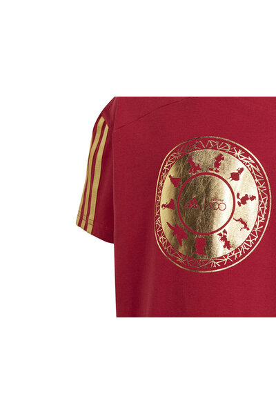 adidas Детска ежедневна тениска Lk Dy 100 T IN7306 Червена