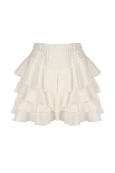 HELLODEAR Mykonos White Skirt - Stylish and Comfortable Design