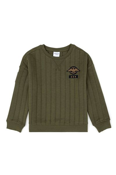 U.S. Polo Assn. SUA Polo Assn. Hanorac kaki pentru băiat KURESKIDS