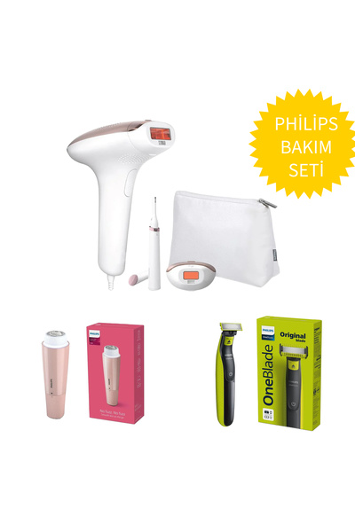 Philips Premium Lumea Yüz ve Vücüt Bakım & Lazer Epilasyon Seti,Tüy alma, Kalem Düzeltici Set