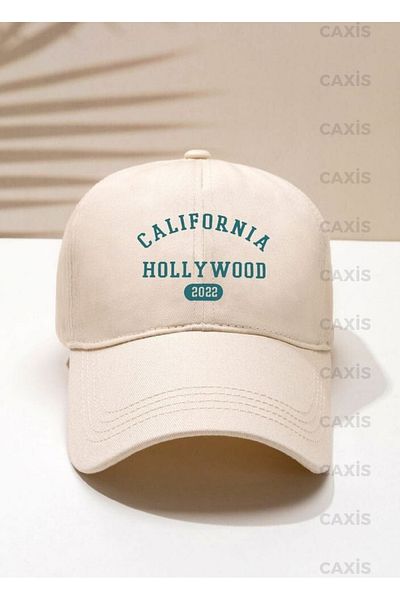 GYES California Printed Hat Adjustable Velcro Gabardine Cap