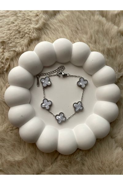 Jewelarin Steel Double Sided White Bracelet